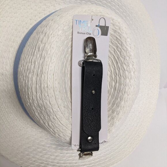 Panama Hat 3-inch Brim Wide Pleated Hatband Sweatband with Clip **NEW** - Picture 6 of 10